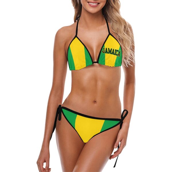 BEACHWEAR - Women's Custom Bikini Swimsuit (JAMAICA)