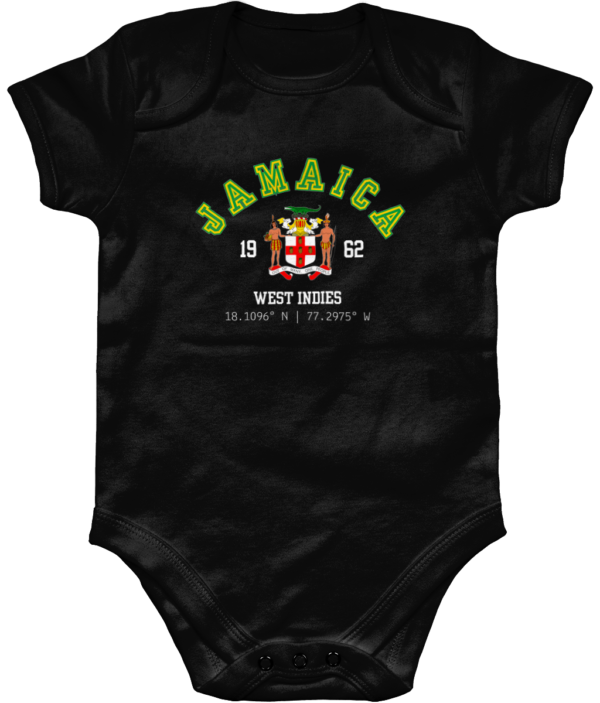 BABY & TODDLER  Short Sleeve Baby Bodysuit COA Colour JAMAICA