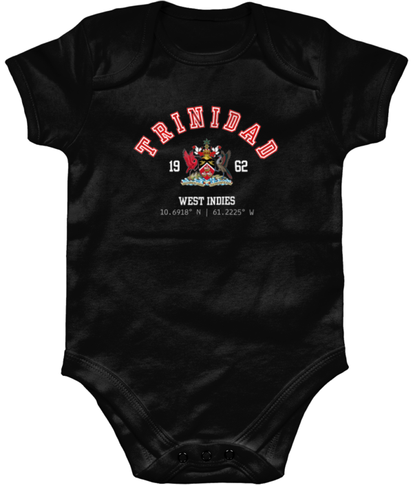 BABY & TODDLER Short Sleeve Baby Bodysuit COA Colour - TRINIDAD & TOBAGO