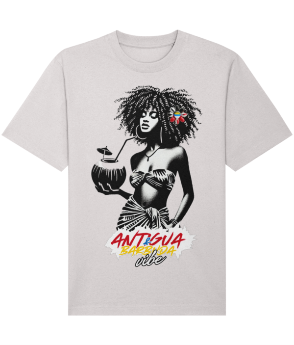 T-SHIRT 100% Organic Cotton 230gsm ANTIGUA and BARBUDA Vibe