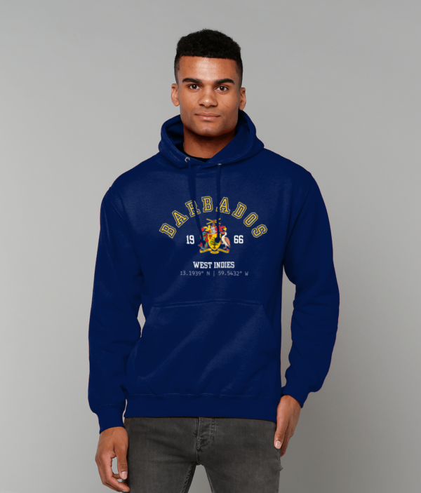 HOODIE College Style COA Colour and White – BARBADOS